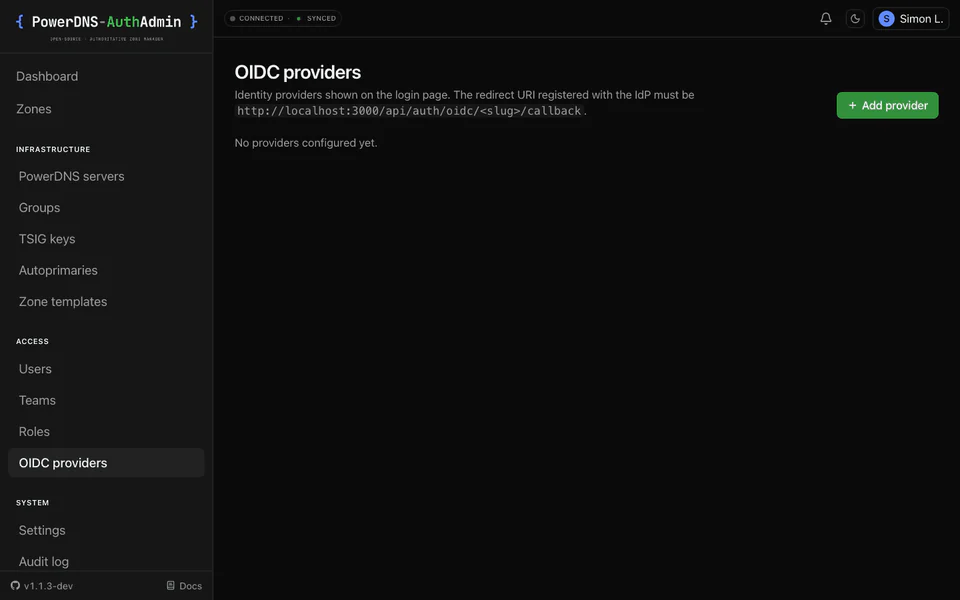 OIDC providers