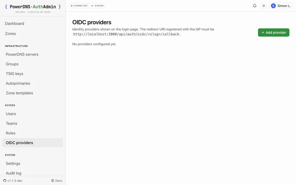 OIDC providers